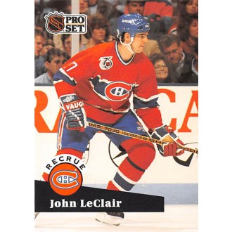 Řadové karty - LeClair John - 1991-92 Pro Set French No.545