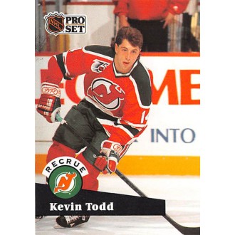 Řadové karty - Todd Kevin - 1991-92 Pro Set French No.548