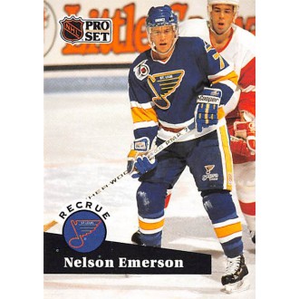 Řadové karty - Emerson Nelson - 1991-92 Pro Set French No.557