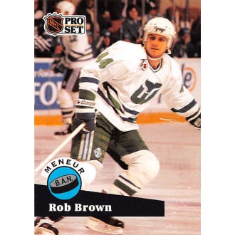 Řadové karty - Brown Rob - 1991-92 Pro Set French No.606