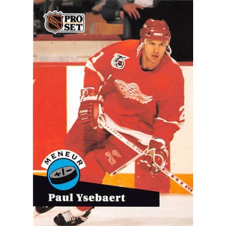 Řadové karty - Ysebaert Paul - 1991-92 Pro Set French No.608