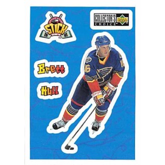 Insertní karty - Hull Brett - 1996-97 Collectors Choice Stick-Ums No.S2
