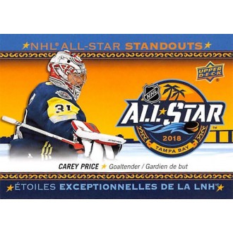 Insertní karty - Price Carey - 2018-19 Tim Hortons NHL All-Star Standouts No.AS-5