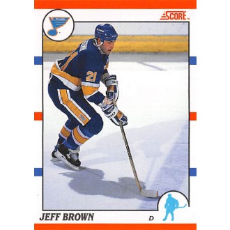 Řadové karty - Brown Jeff - 1990-91 Score Canadian No.41