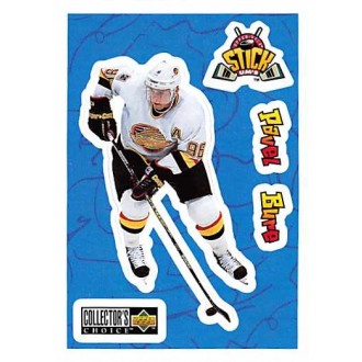 Insertní karty - Bure Pavel - 1996-97 Collectors Choice Stick-Ums No.S16