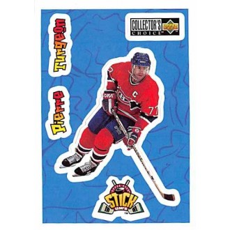 Insertní karty - Turgeon Pierre - 1996-97 Collectors Choice Stick-Ums No.S19