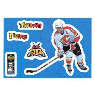 Insertní karty - Fleury Theoren - 1996-97 Collectors Choice Stick-Ums No.S20