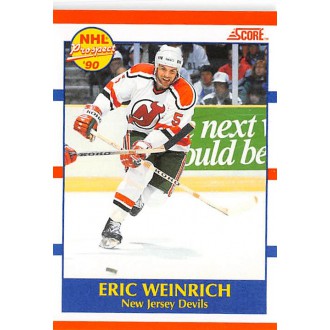 Řadové karty - Weinrich Eric - 1990-91 Score Canadian No.389