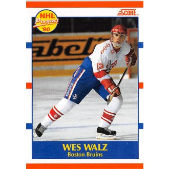 Řadové karty - Walz Wes - 1990-91 Score Canadian No.418