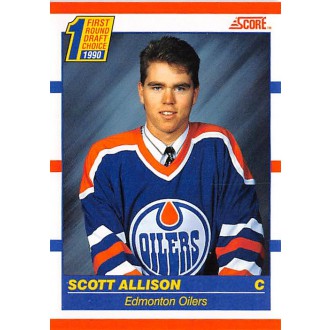 Řadové karty - Allison Scott - 1990-91 Score Canadian No.424