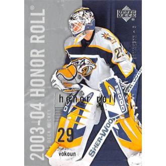 Řadové karty - Vokoun Tomáš - 2003-04 Honor Roll No.47