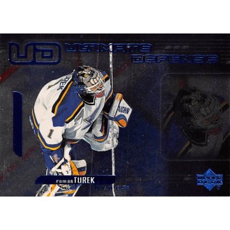 Insertní karty - Turek Roman - 1999-00 Upper Deck Ultimate Defense No.UD6