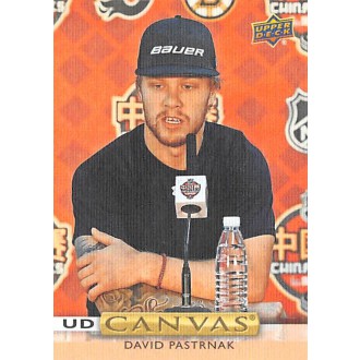 Insertní karty - Pastrňák David - 2019-20 Upper Deck Canvas No.C4