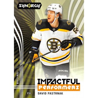 Insertní karty - Pastrňák David - 2019-20 Synergy Impactful Performers No.IP08