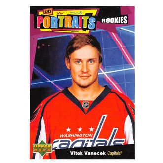 Insertní karty - Vaněček Vítek - 2020-21 Upper Deck UD Portraits No.P58