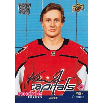 Insertní karty - Vaněček Vítek - 2020-21 Upper Deck Rookie Class SE No.RC45