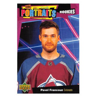 Insertní karty - Francouz Pavel - 2020-21 Upper Deck UD Portraits No.P99