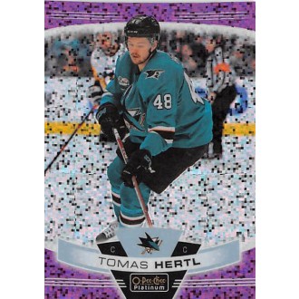 Paralelní karty - Hertl Tomáš - 2019-20 O-Pee-Chee Platinum Violet Pixels No.5