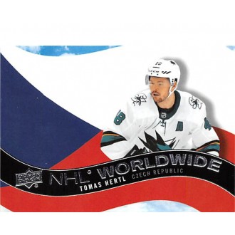 Insertní karty - Hertl Tomáš - 2020-21 Upper Deck NHL Worldwide No.WW15