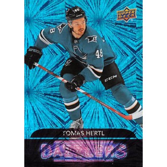 Insertní karty - Hertl Tomáš - 2020-21 Upper Deck Dazzlers No.DZ35