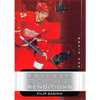 Insertní karty - Zadina Filip - 2019-20 Trilogy Rookie Renditions No.RR25