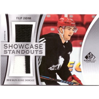 Jersey karty - Zadina Filip - 2019-20 SP Game Used Showcase Standouts Jerseys 2colors No.SS-FZ