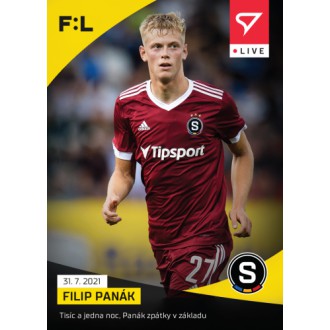 Česká liga - Panák Filip - 2021-22 Fortuna:Liga LIVE No.L-010