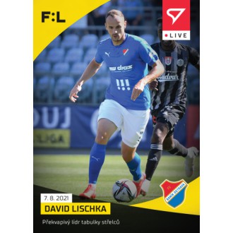Česká liga - Lischka David - 2021-22 Fortuna:Liga LIVE No.L-011