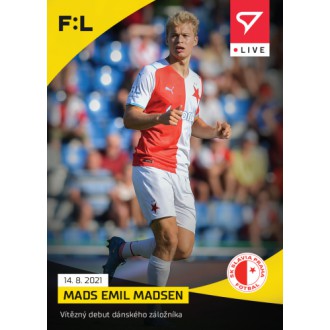 SportZoo Fortuna Liga - Madsen Mads Emil - 2021-22 Fortuna:Liga LIVE No.L-014