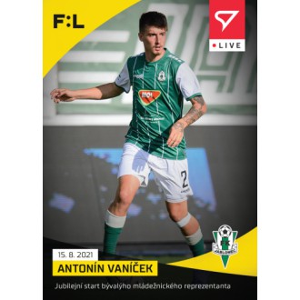 SportZoo Fortuna Liga - Vaníček Antonín - 2021-22 Fortuna:Liga LIVE No.L-016