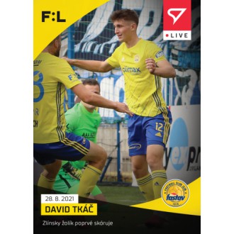 SportZoo Fortuna Liga - Tkáč David - 2021-22 Fortuna:Liga LIVE No.L-022