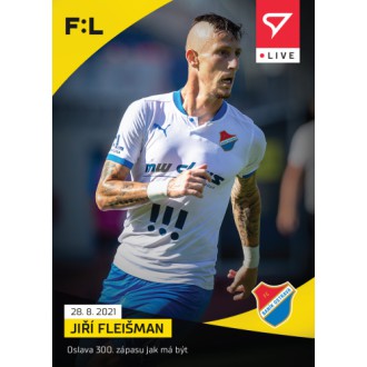 SportZoo Fortuna Liga - Fleišman Jiří - 2021-22 Fortuna:Liga LIVE No.L-023