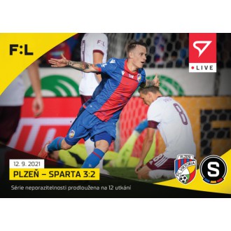 SportZoo Fortuna Liga - Plzeň - Sparta - 2021-22 Fortuna:Liga LIVE No.L-027