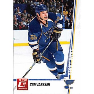 Řadové karty - Janssen Cam - 2010-11 Donruss No.38