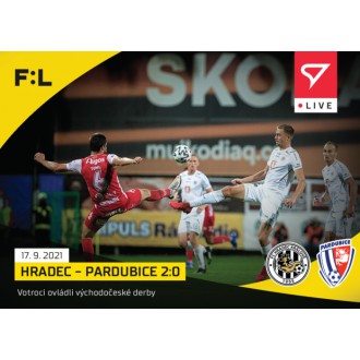 SportZoo Fortuna Liga - Hradec - Pardubice - 2021-22 Fortuna:Liga LIVE No.L-032