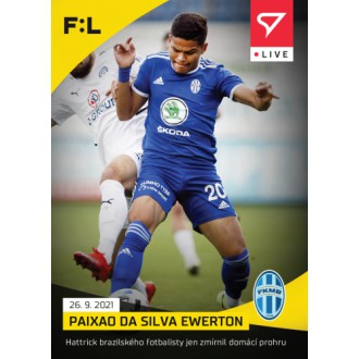 Česká liga - Ewerton Paixao Da Silva - 2021-22 Fortuna:Liga LIVE No.L-038