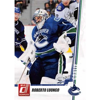 Řadové karty - Luongo Roberto - 2010-11 Donruss No.40