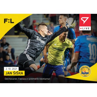 Česká liga - Šiška Jan - 2021-22 Fortuna:Liga LIVE No.L-042