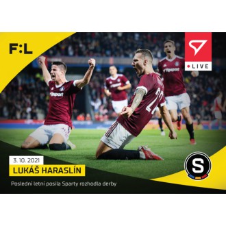 SportZoo Fortuna Liga - Haraslín Lukáš - 2021-22 Fortuna:Liga LIVE No.L-044