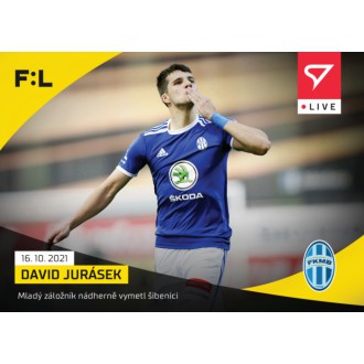 SportZoo Fortuna Liga - Jurásek David - 2021-22 Fortuna:Liga LIVE No.L-047