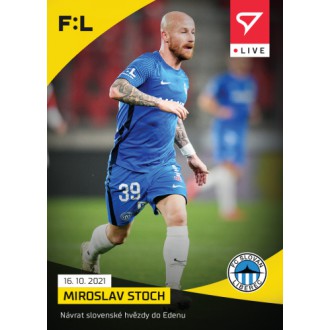 SportZoo Fortuna Liga - Stoch Miroslav - 2021-22 Fortuna:Liga LIVE No.L-050