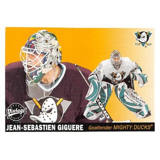 Řadové karty - Giguere Jean-Sebastien - 2002-03 Vintage No.7