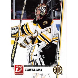 Řadové karty - Rask Tuukka - 2010-11 Donruss No.67