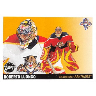 Řadové karty - Luongo Roberto - 2002-03 Vintage No.111