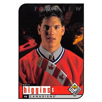Paralelní karty - Higgins Matt - 1998-99 UD Choice Preview No.107