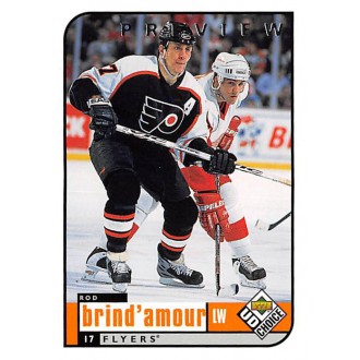Paralelní karty - Brind´Amour Rod - 1998-99 UD Choice Preview No.149