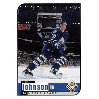 Paralelní karty - Johnson Mike - 1998-99 UD Choice Preview No.199