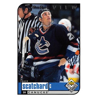 Paralelní karty - Scatchard Dave - 1998-99 UD Choice Preview No.209