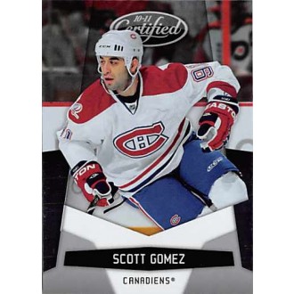 Řadové karty - Gomez Scott - 2010-11 Certified No.77