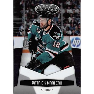 Řadové karty - Marleau Patrick - 2010-11 Certified No.123